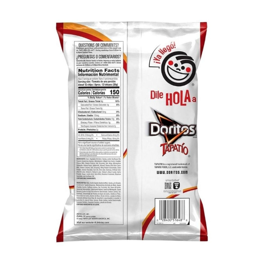 Doritos Tapatio Salsa Picante Hot Sauce Flavor by Sabritas - 9.25"