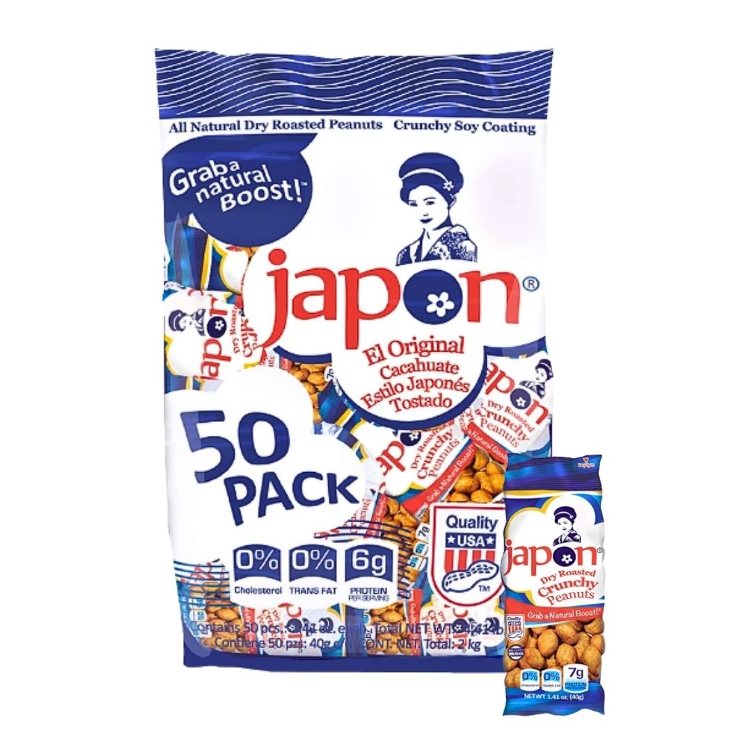 Japon Cacahuate Japonés Japanese-Style Peanuts – 50 Pack