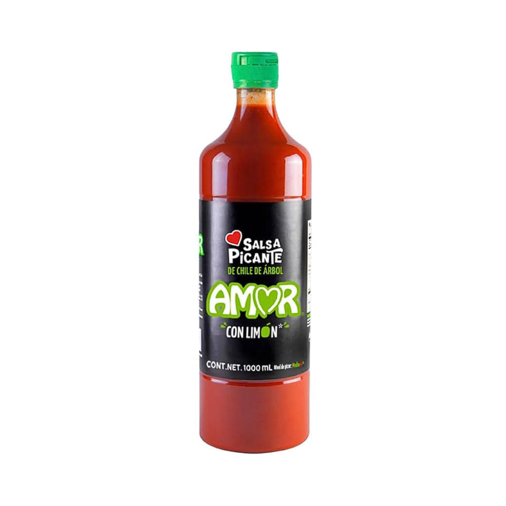Salsa Castillo Amor Hot Sauce with Lime (Medium Heat) – 33 oz Authentic Mexican Chile & Citrus Salsa