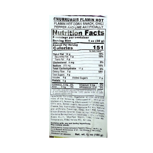 Churrumais Flamin' Hot Corn Sticks - 6.5 oz