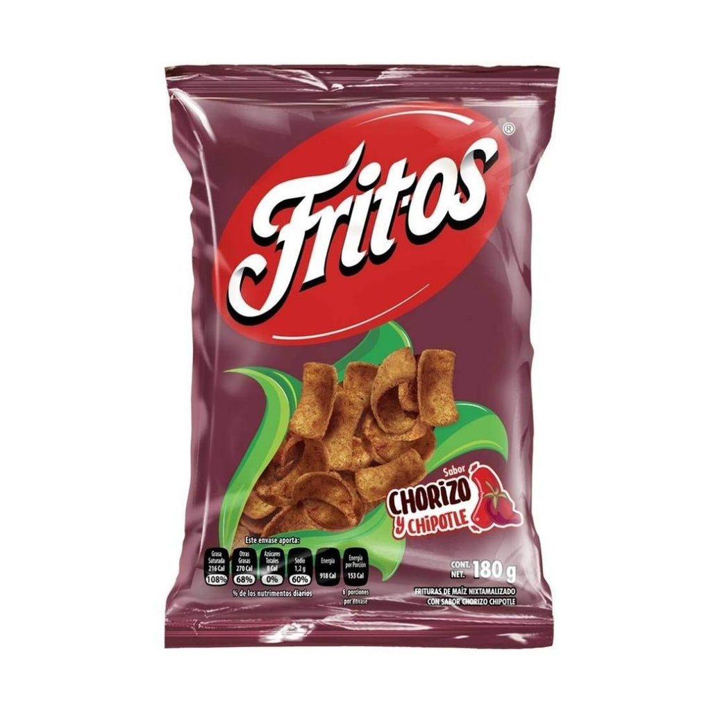Fritos Chorizo & Chipotle Corn Chips – 6 oz Sabritas Mexico