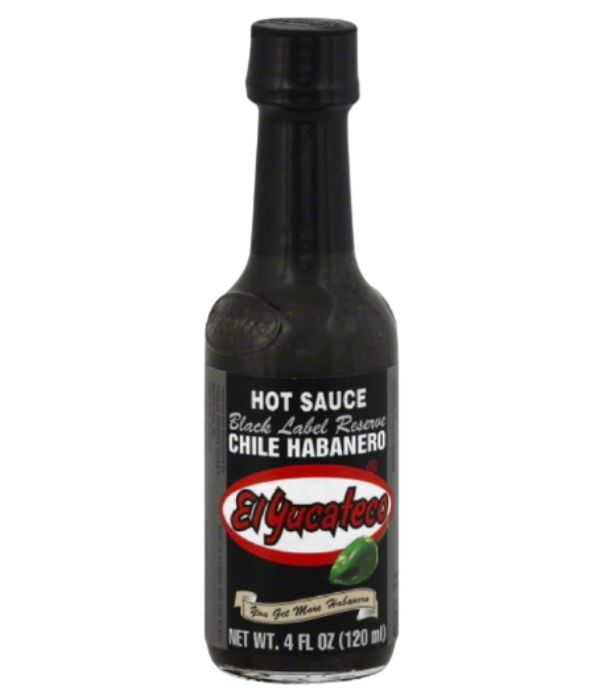 El Yucateco Black Label Reserve Roasted Habanero Hot Sauce – 4 fl oz