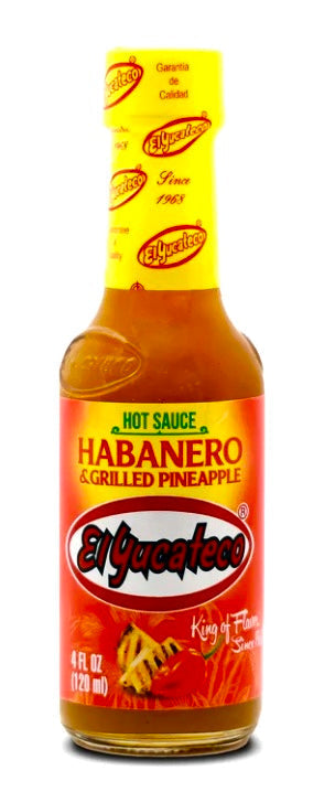 El Yucateco Habanero & Grilled Pineapple Hot Sauce – 4 fl oz