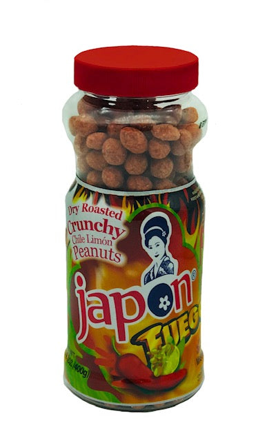 Japon Fuego Chile Limón Dry Roasted Crunchy Peanuts – 14.1 oz