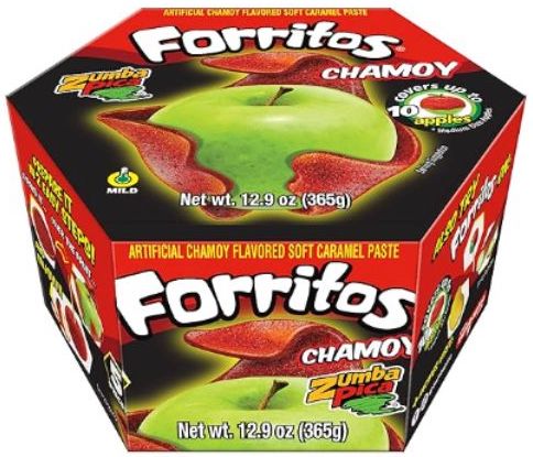 Zumba Pica Forritos Chamoy Paste Candy – 5 ct (12.9 oz) for Fruit & Snacks
